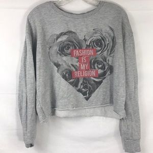 Forever 21 Crop Top Pull Over Sweater